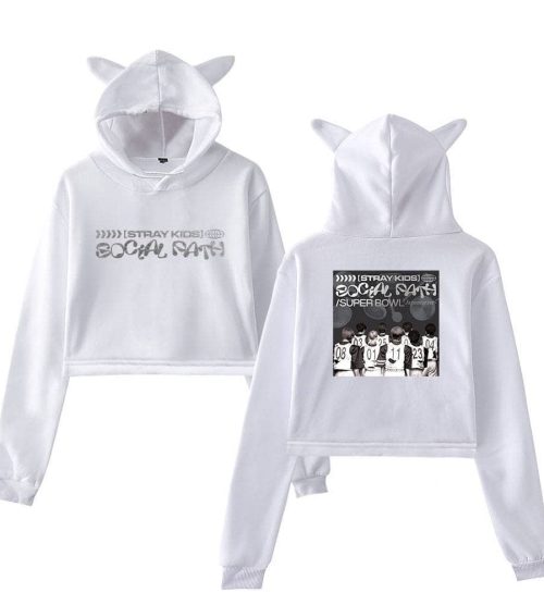 Stray Kids Cropped Hoodie #20