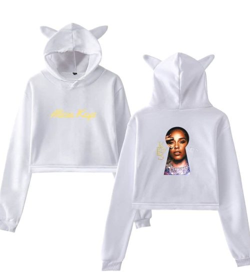 Alicia Keys Cropped Hoodie #3 + Gift