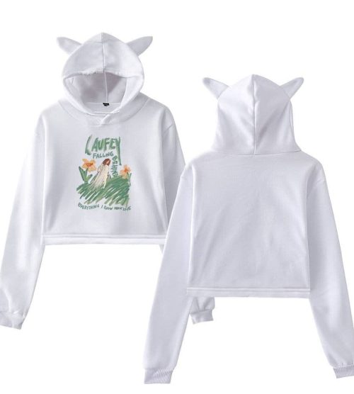 Laufey Cropped Hoodie #5