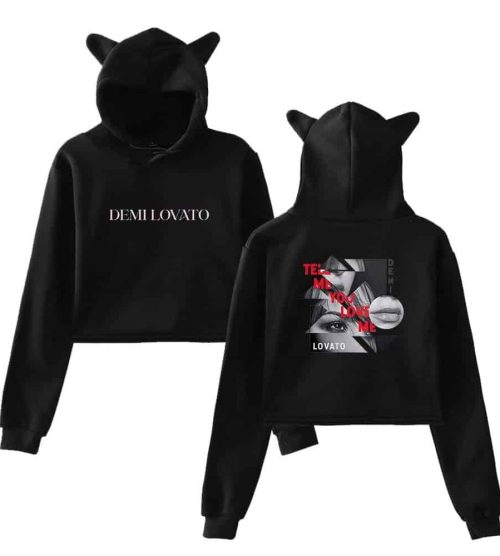 Demi Lovato Cropped Hoodie #2