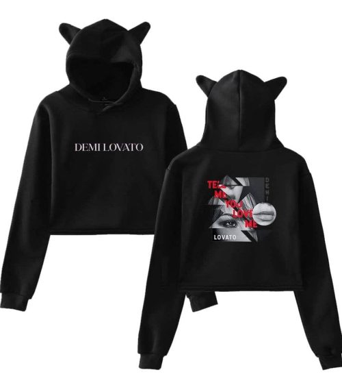 Demi Lovato Cropped Hoodie #2