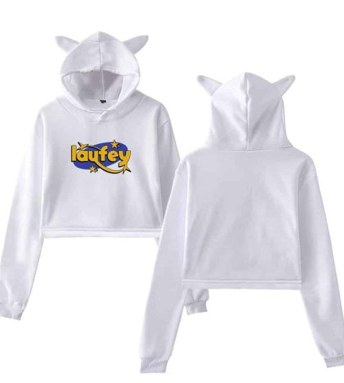 Laufey Cropped Hoodie #3