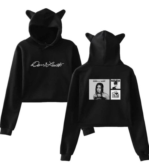 Demi Lovato Cropped Hoodie #4