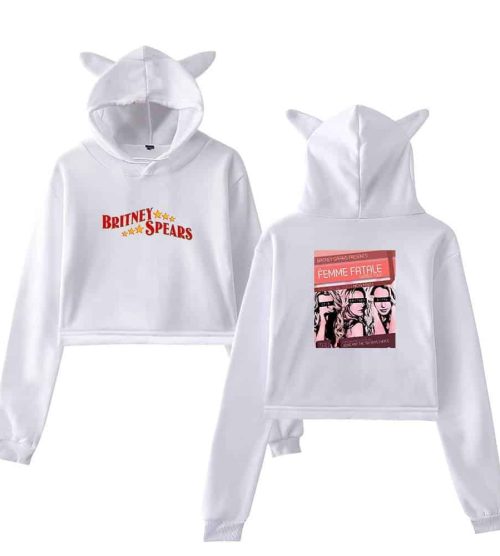 Britney Spears Cropped Hoodie #3 + Gift