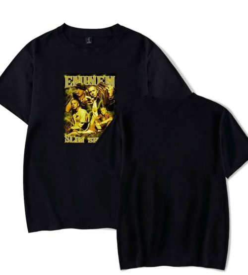 Eminem Golden T-Shirt + Necklace