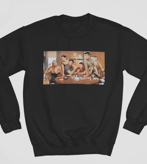 Tv Friends Sweatshirt #1 Card Game + GIFT