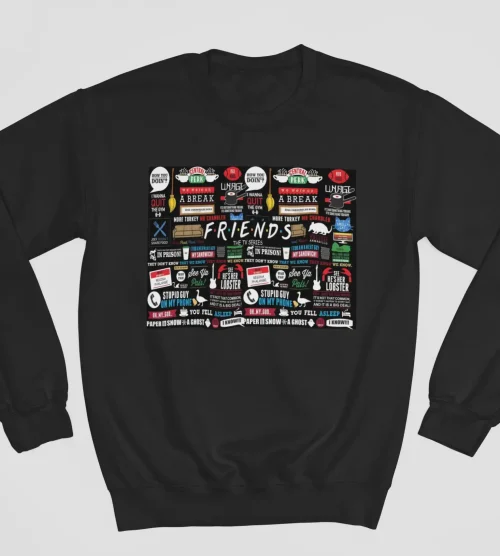 Tv Friends Sweatshirt #15 Collage