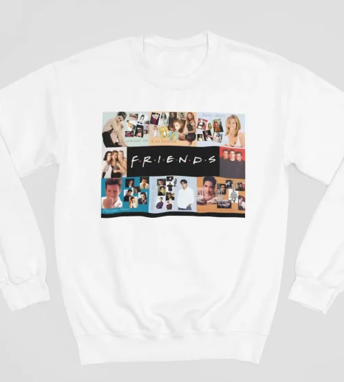 Tv Friends Sweatshirt #3 Collage + GIFT