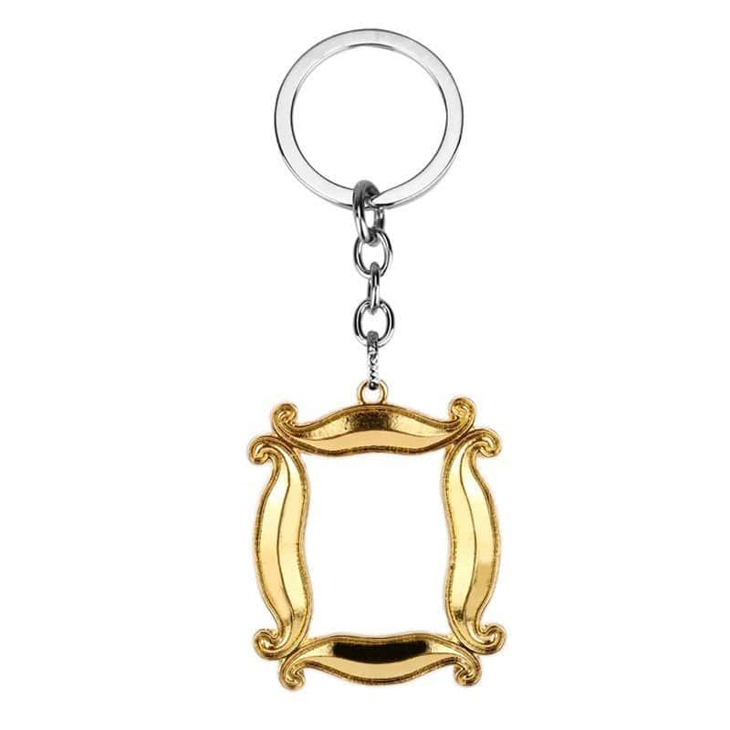 Gold anchor keychain with ornate design, perfect for K-pop merch fans.