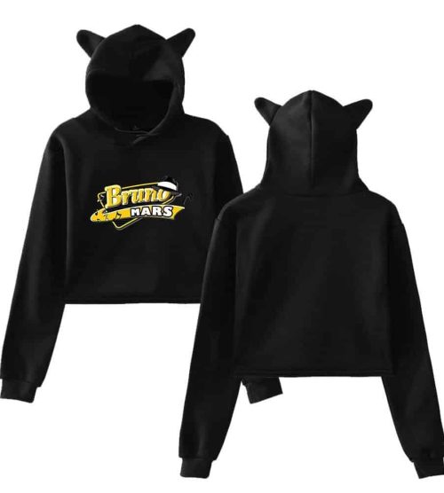 Bruno Mars Cropped Hoodie #1 + Gift
