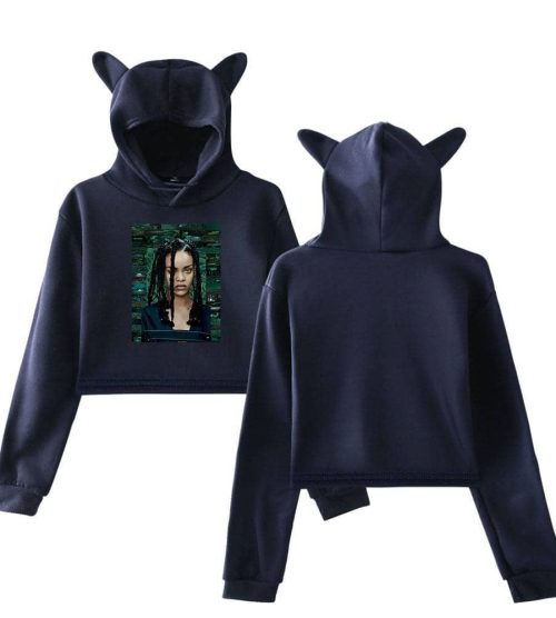 Rihanna Cropped Hoodie #3 + Gift