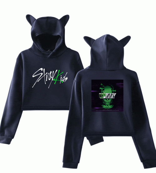 Stray Kids Cropped Hoodie #13