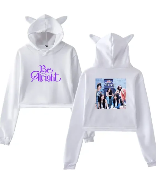IVE Cropped Hoodie #1