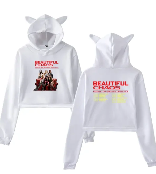 Katseye Beautiful Chaos Cropped Hoodie #3