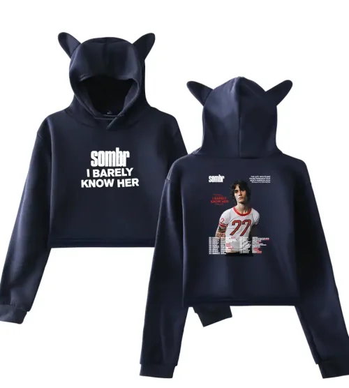 Sombr Cropped Hoodie #3