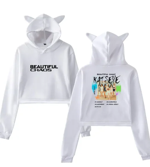 Katseye Beautiful Chaos Cropped Hoodie #2
